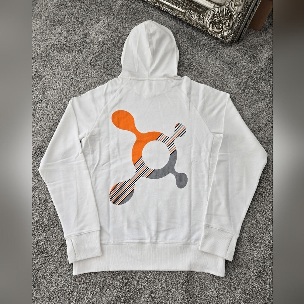 Orangetheory Unisex French Terry Pullover Hoodie. White. Size Medium. New. - Picture 2 of 9